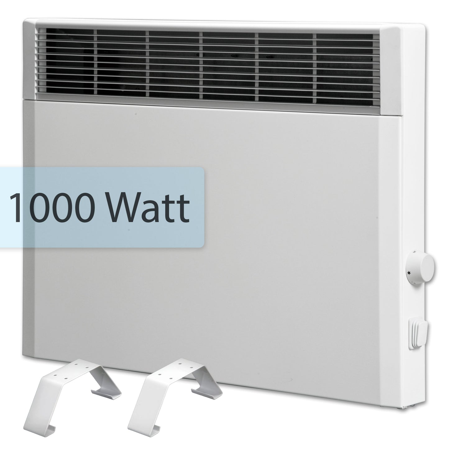 Elektroheizung 1000W Schamotte - Thermostat 8-12qm