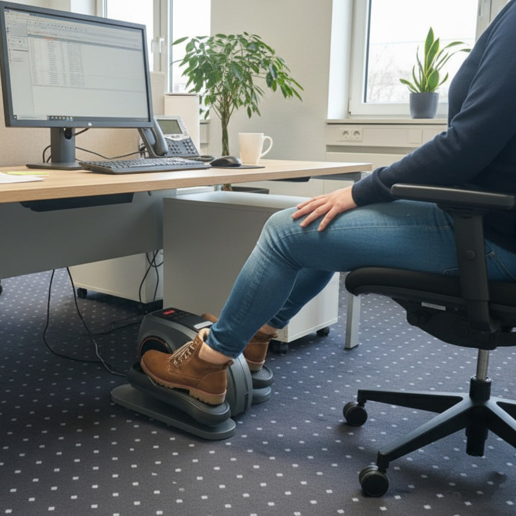 Pedaltrainer - kleines Fitnessgerät für büro und zuhause, ideal auch für Senioren