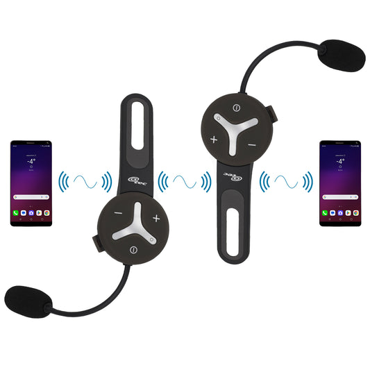 Wasser- und staubgeschütztes Buddy Chat Duo Helm Headset mit Geräuschunterdrückung