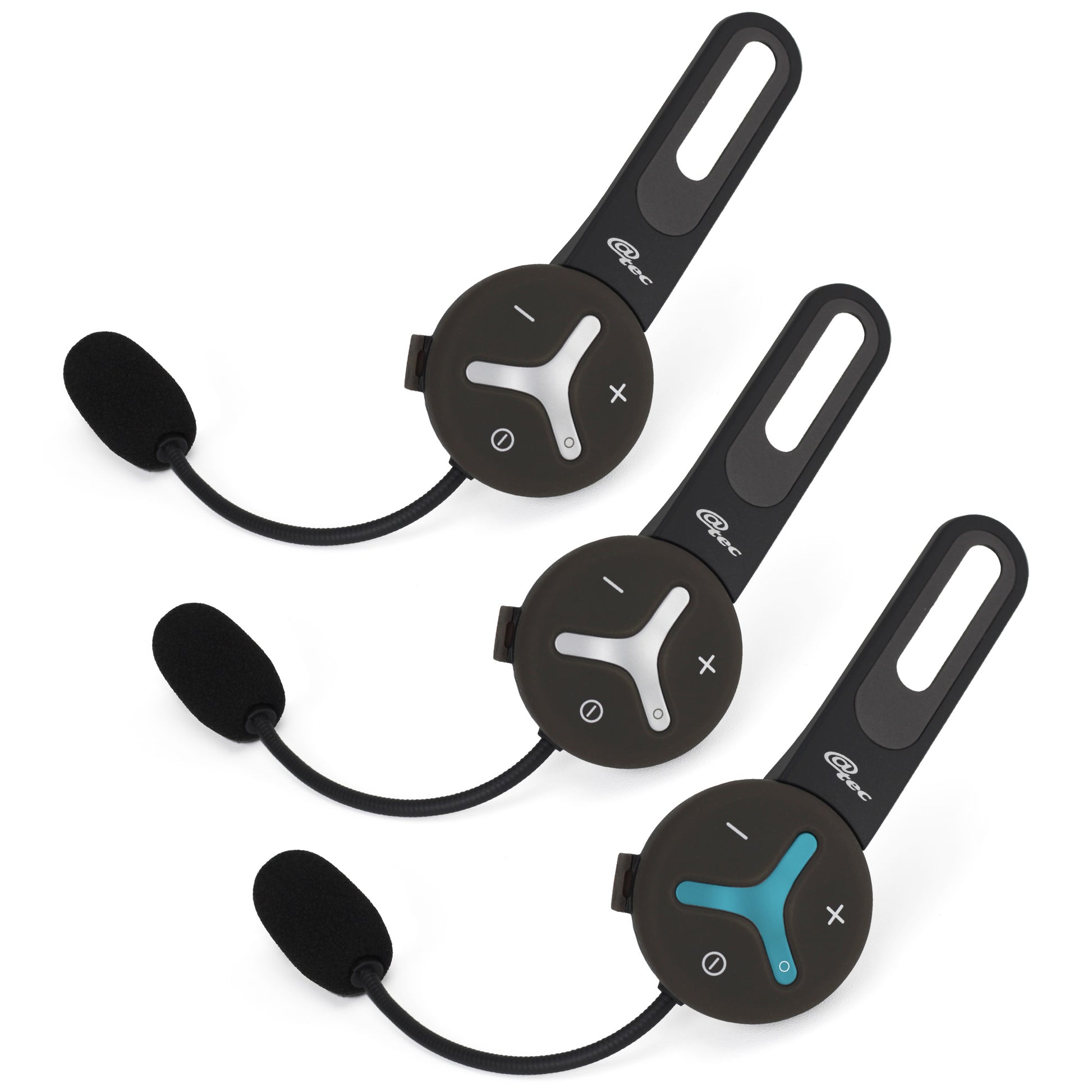 Buddychat Trio Bluetooth Freisprechanlage mit 1000 m Reichweite für Sport und Arbeit