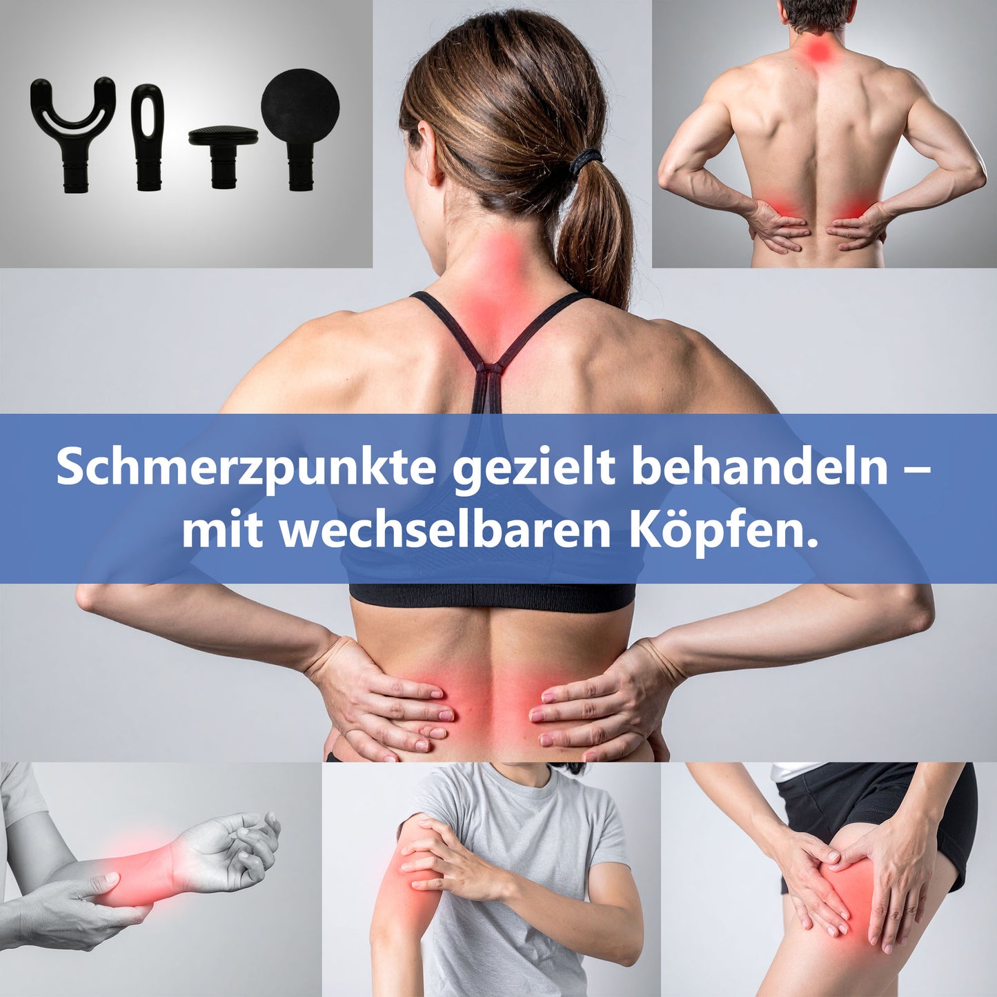 Elektrisches Massagegerät mit Tiefenwirkung
