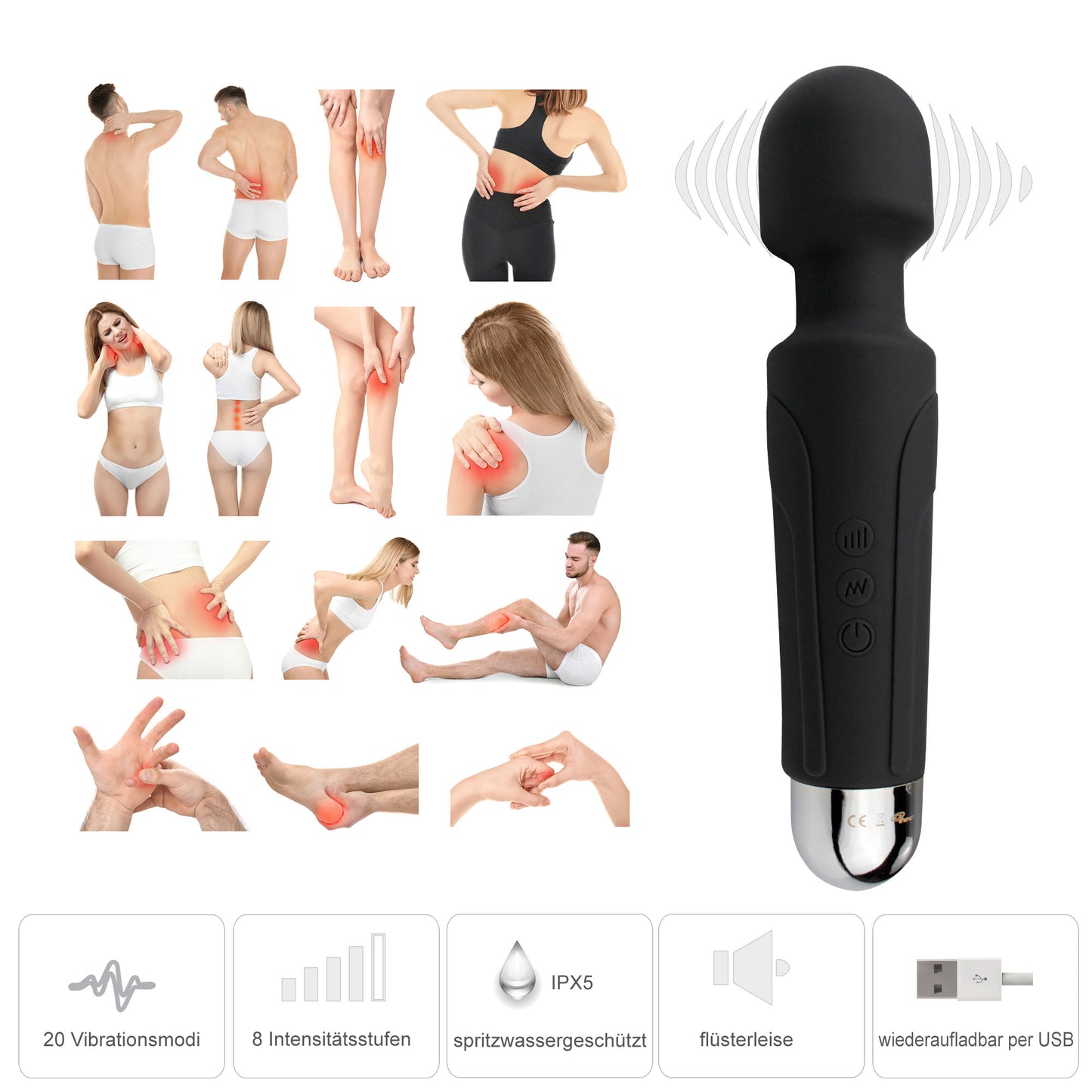 Elektrische Stab für Massage