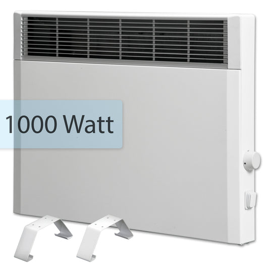 Elektroheizung 1000W Schamotte - Thermostat 8-12qm