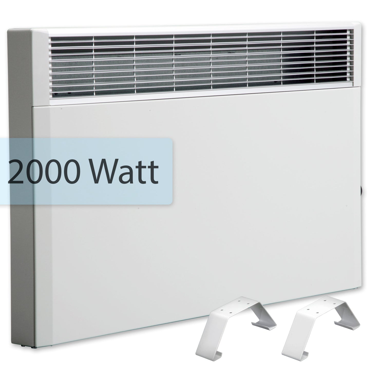 Elektroheizung 2000W Schamotte - Thermostat 18-23qm
