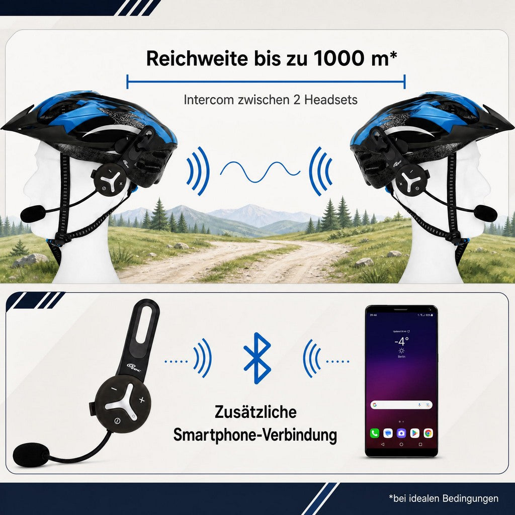 Buddy Chat Duo – Bluetooth Helm Headset direkt vom Hersteller – attec24