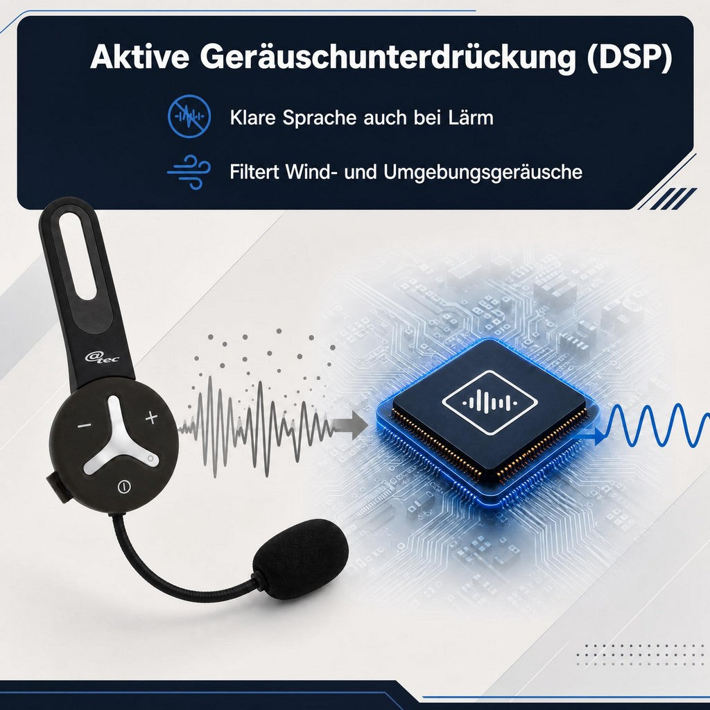 Buddy Chat Duo - Helm Bluetooth® Headset & Vollduplex