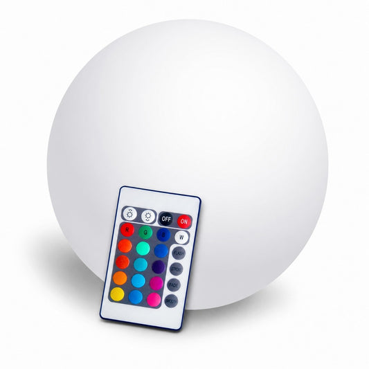 LED Kugelleuchte Akku 40 cm – Farbwechsel, Indoor und Outdoor