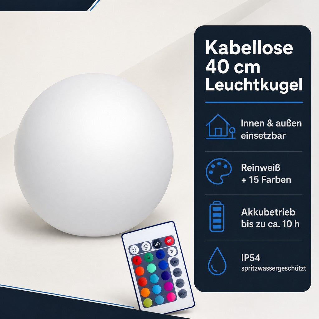 Akku Lampe Außen