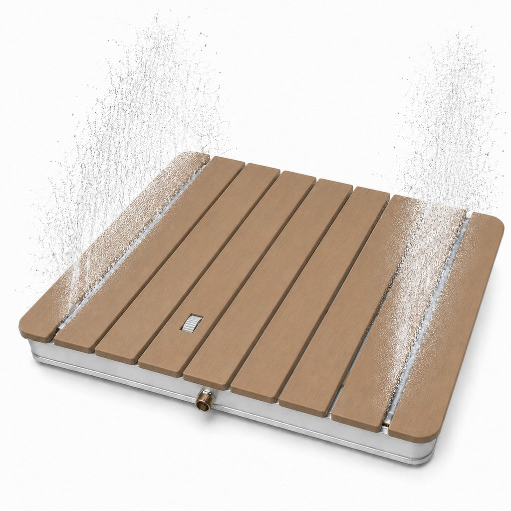 Bodendusche aus WPC - Garten, Pool, Sauna