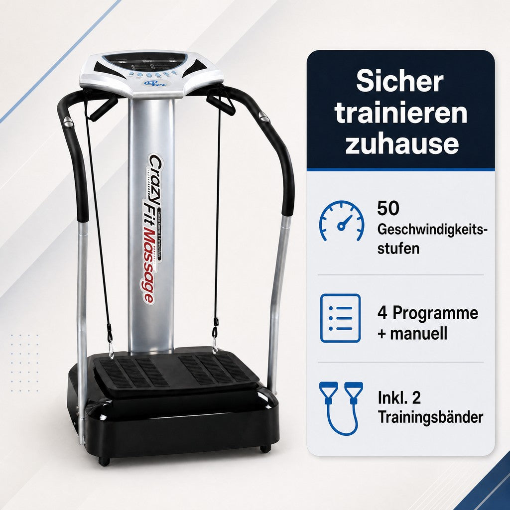 Vibrationsplatte Fitness zuhause