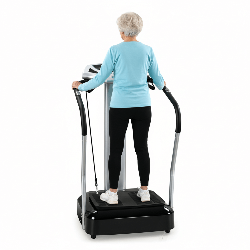 Große Vibrationsplatte zum Festhalten