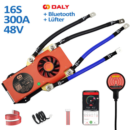 DALY Smart BMS mit Bluetooth für LiFePO4 Akkus