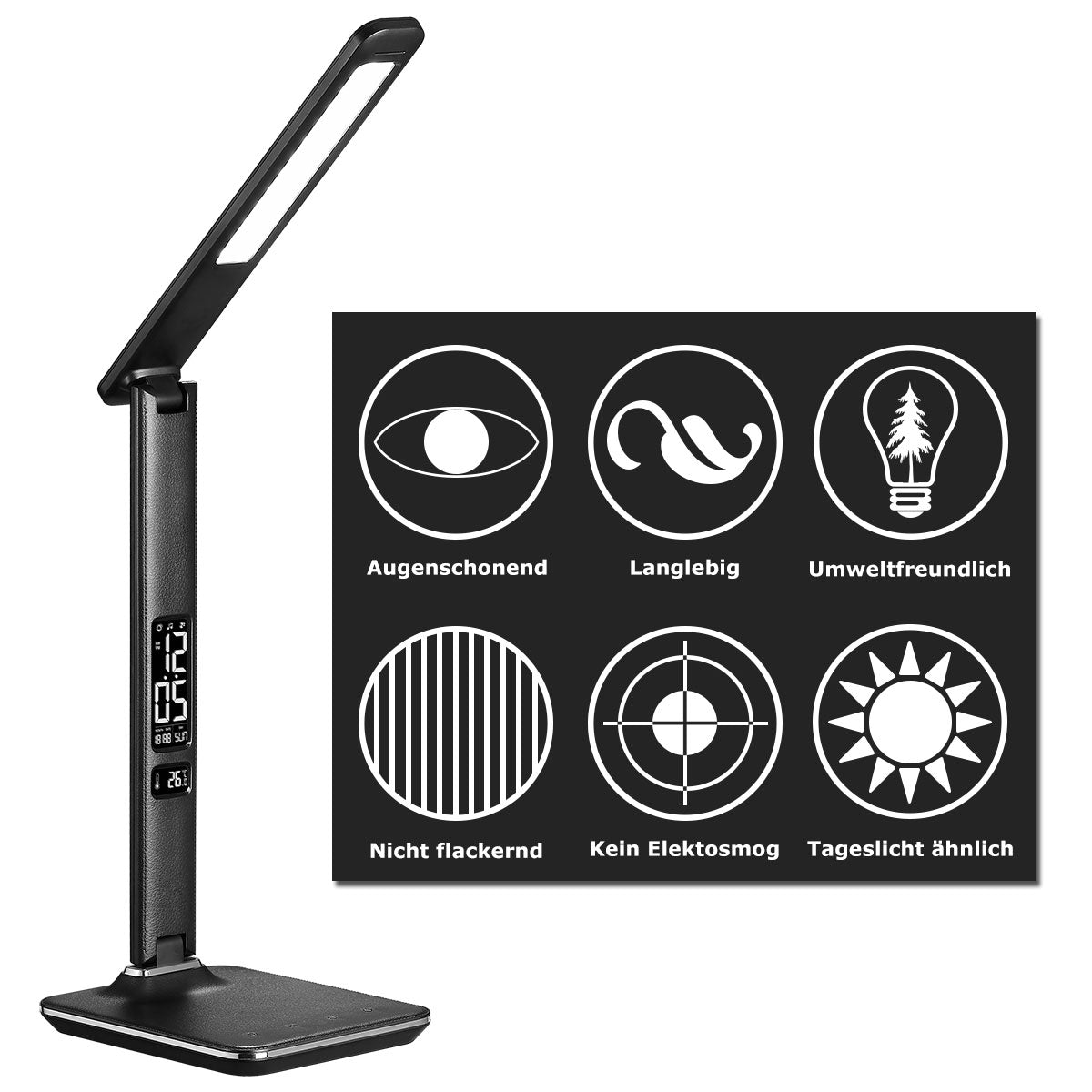 Lampe mit Display 