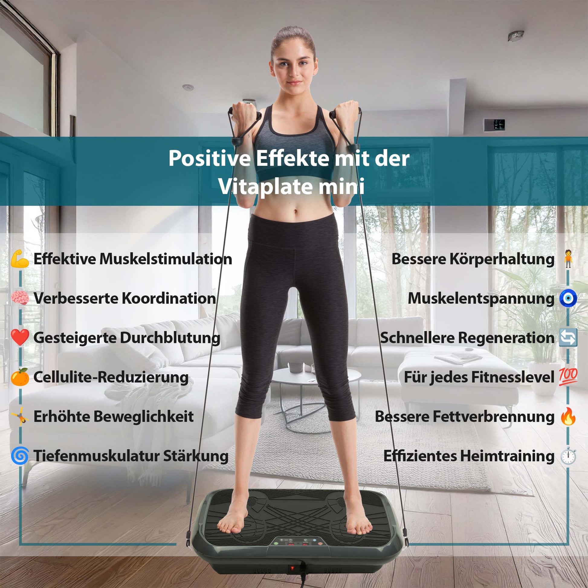 VitaPlate Mini Kompakte Vibrationsplatte fr Ganzkrpertraining attec24 VitaPlate Mini Kompakte Vibrationsplatte fr Ganzkrpertraining attec24