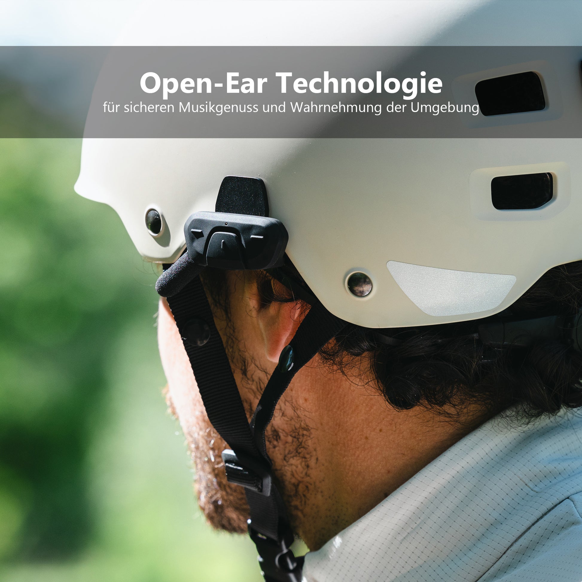 fahrradhelm kopfhörer Supertooth ROAMEE Open-Ear Bluetooth Intercom Kopfhörer mit DSP – attec24
