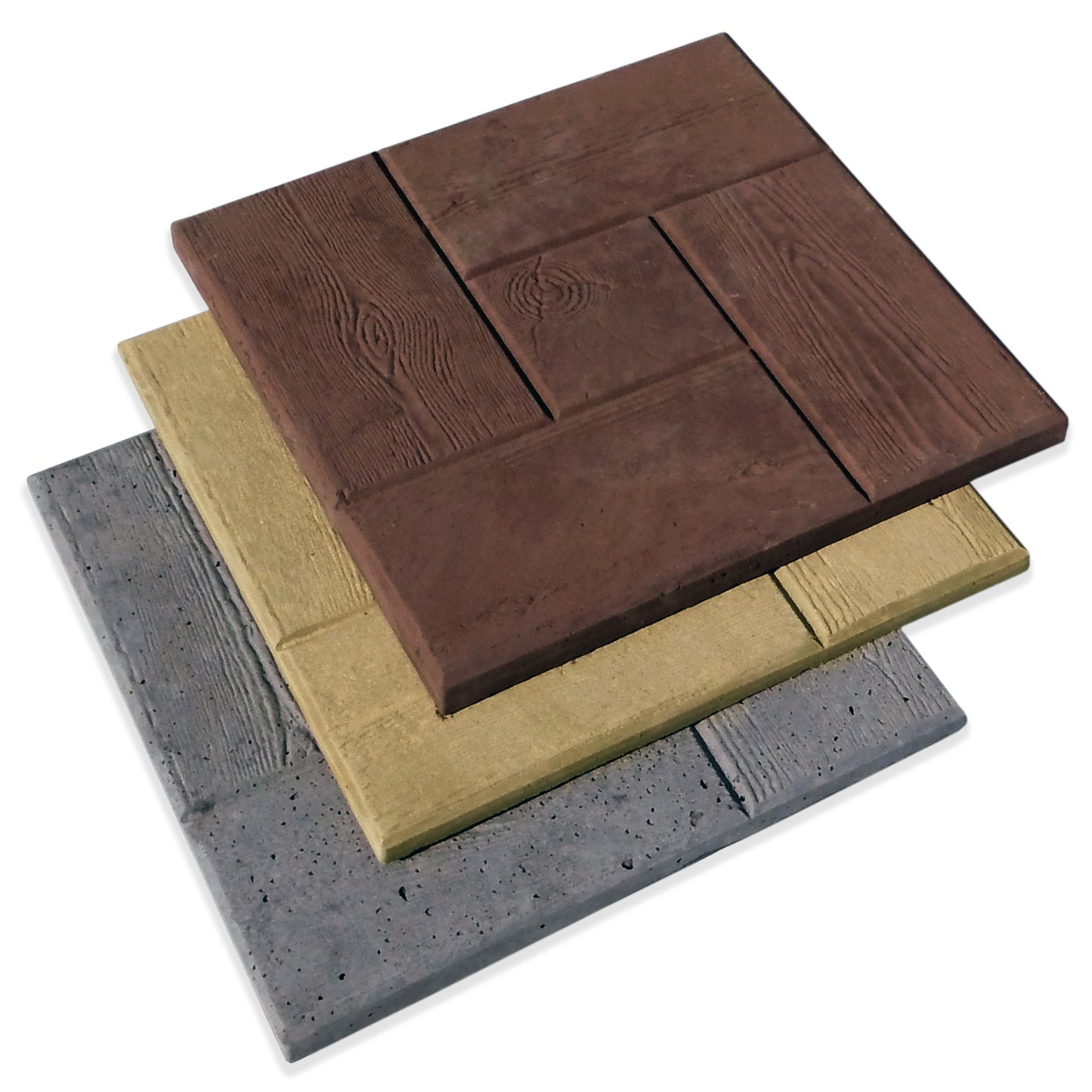 Form für Terrassenpaneele Parkettplatten 30x30cm - fertige Steine