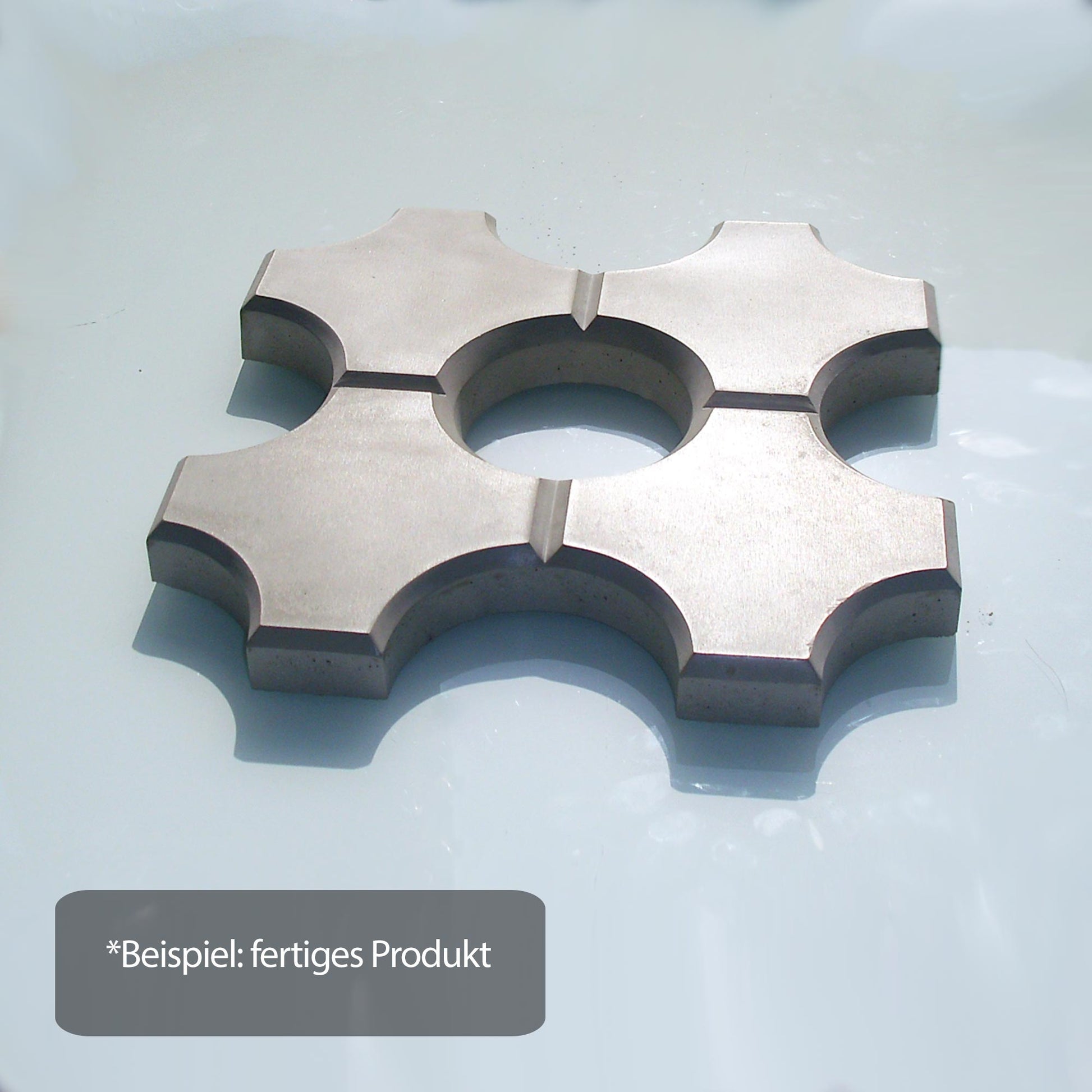 Polypropylen-Form für Gartenwegmatrix Kleeblatt - Produkt