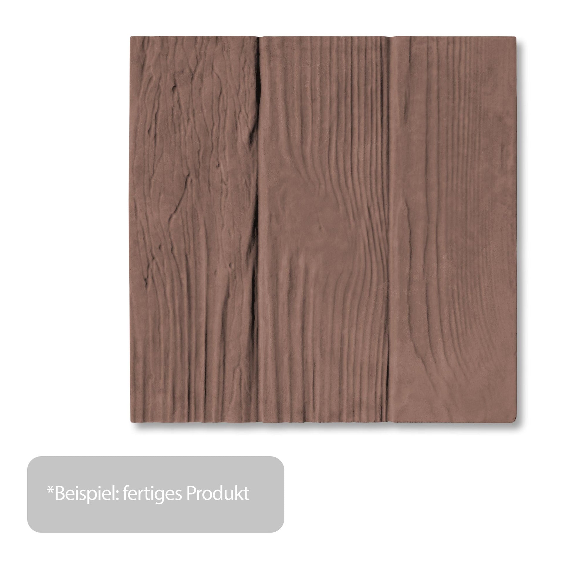 Giessform für Terrassenpaneele Holzplatten 30x30cm - Bodenstein