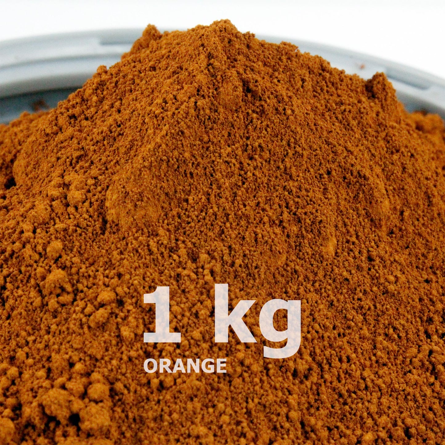 Orangepulver für Beton / Zement / Gips - 1kg Packung