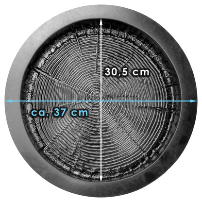 ABS Schalungsform für Baumstammschnitt - 30,5 cm - Durchmesser