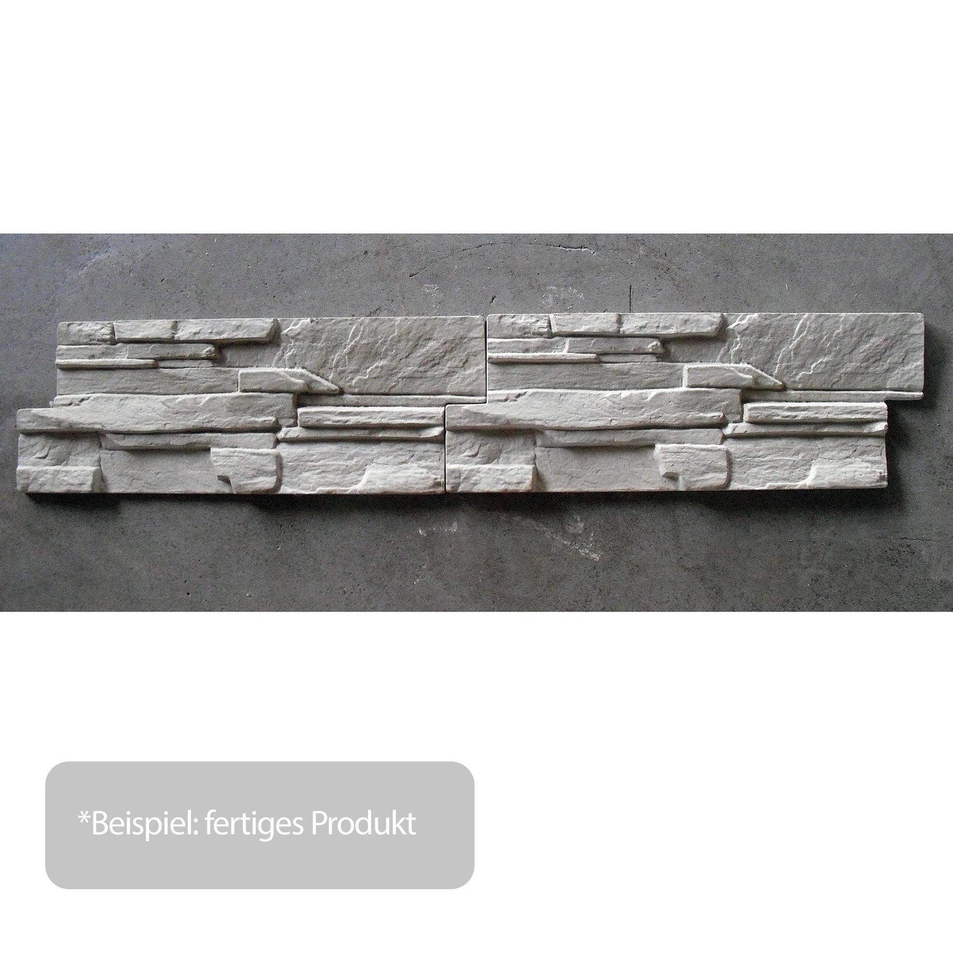 Schalungsformenset für Wandklinker 50x19cm - Fertigprodukt
