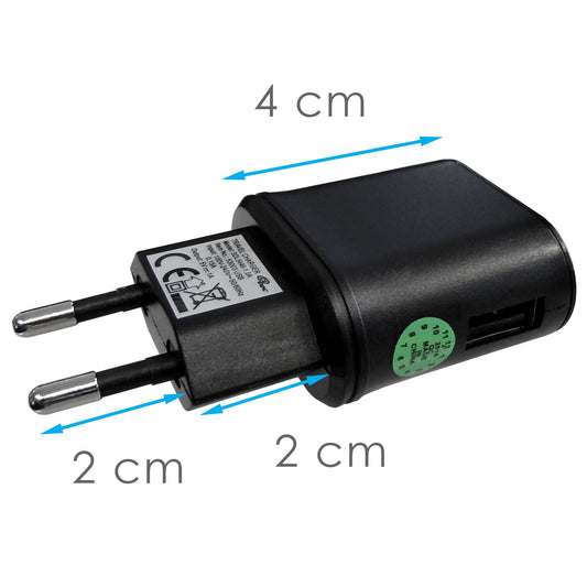 Reiseladegerät mit 1 USB Ports 5V 1A