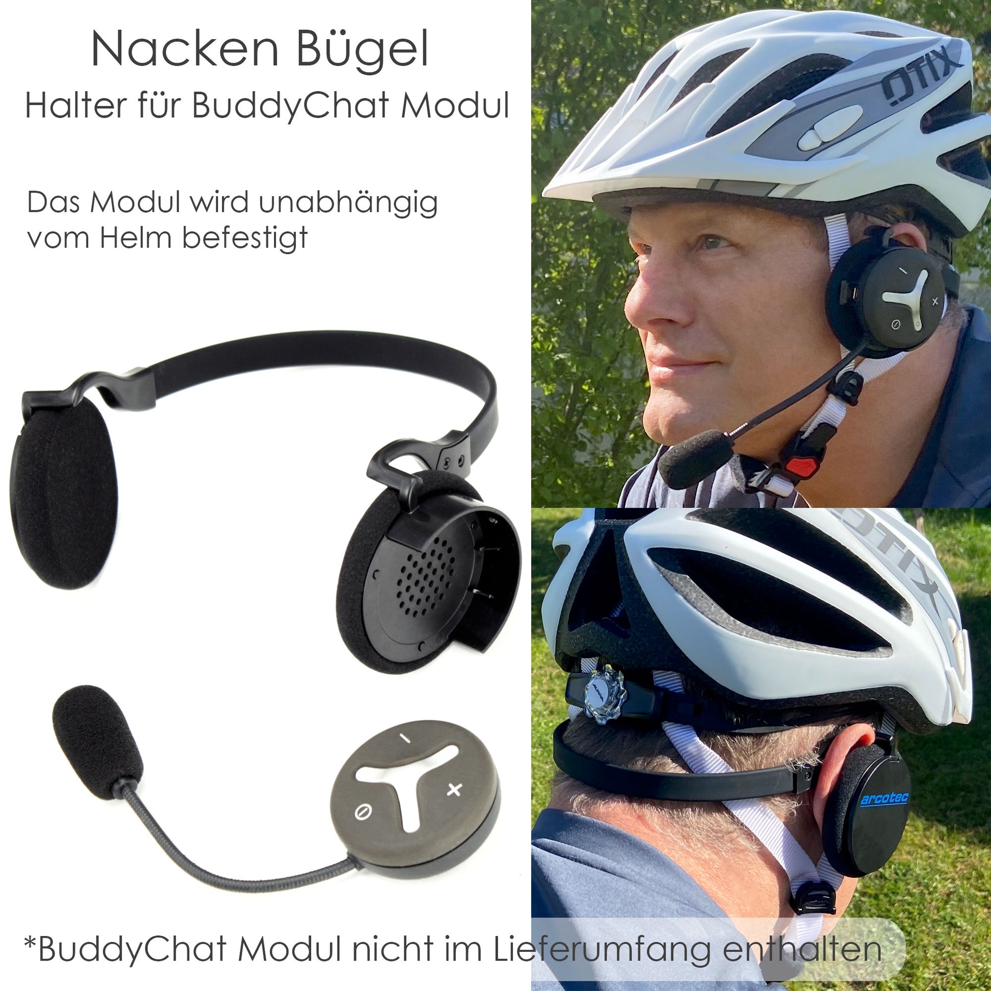 Headset Nacken-Halterung für Buddy Chat Modul