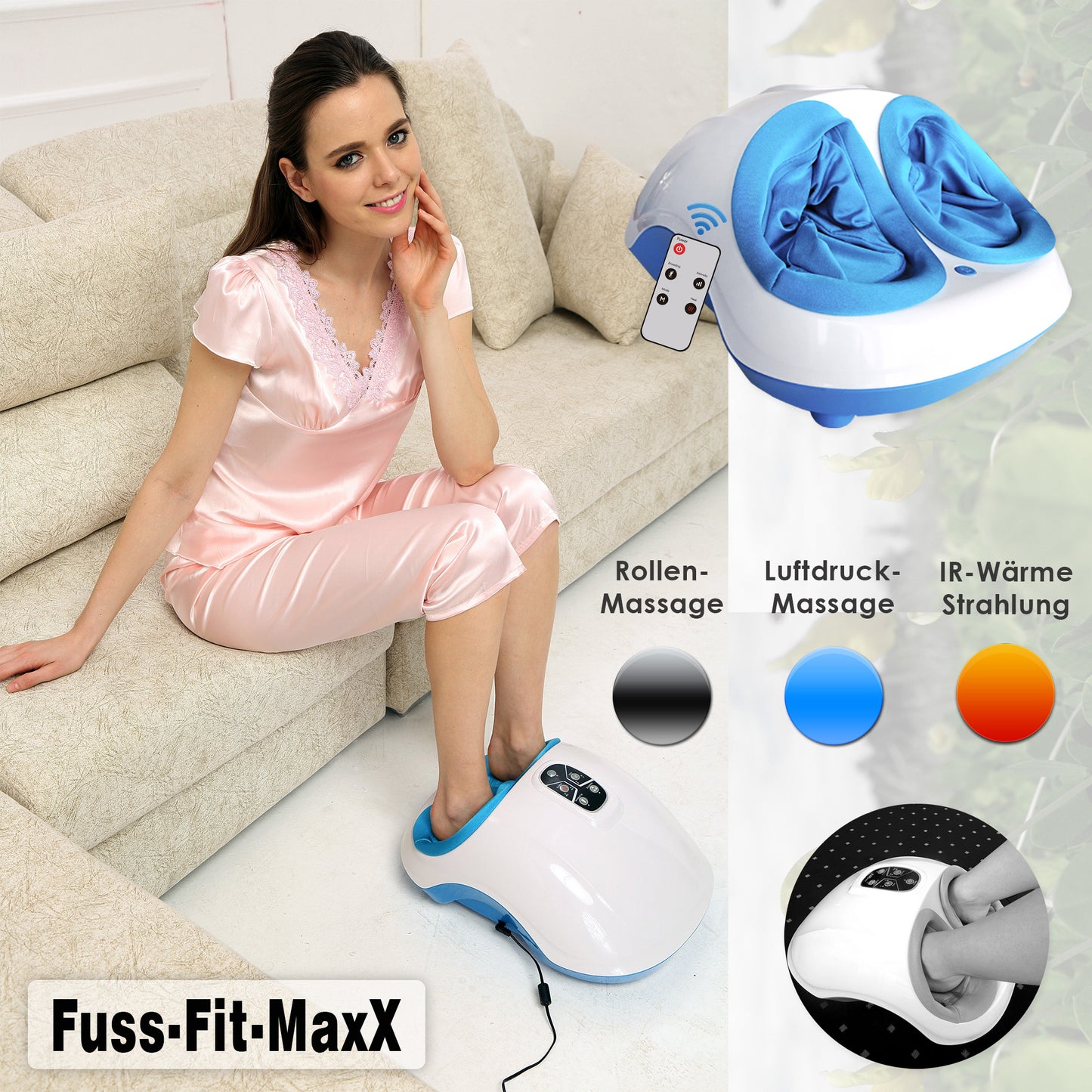 Fuss-Fit-MaXX Fußmassagegerät für Fussreflexzonen
