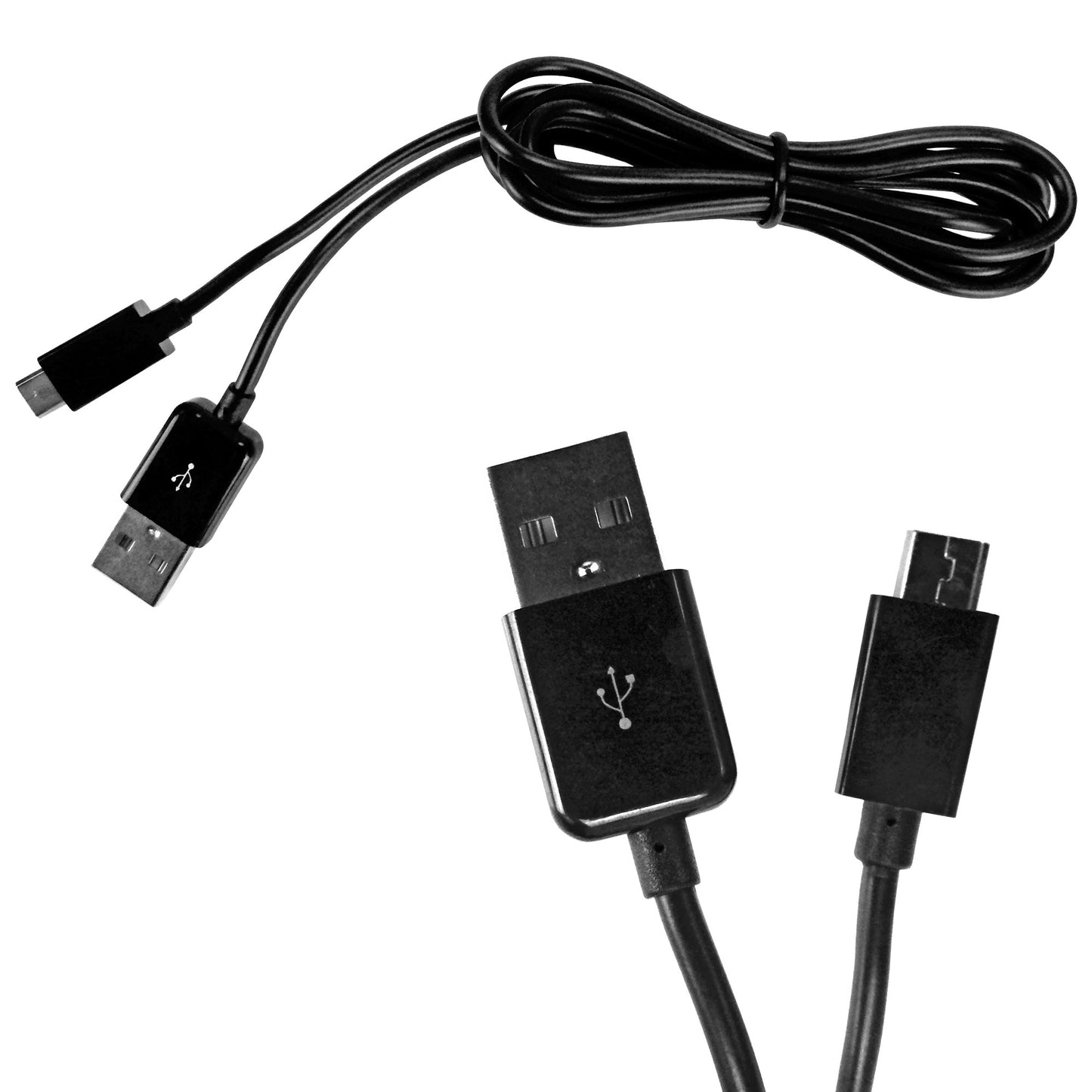 USB Datenkabel / Ladekabel mit microUSB und USB Typ A Anschlüsse
