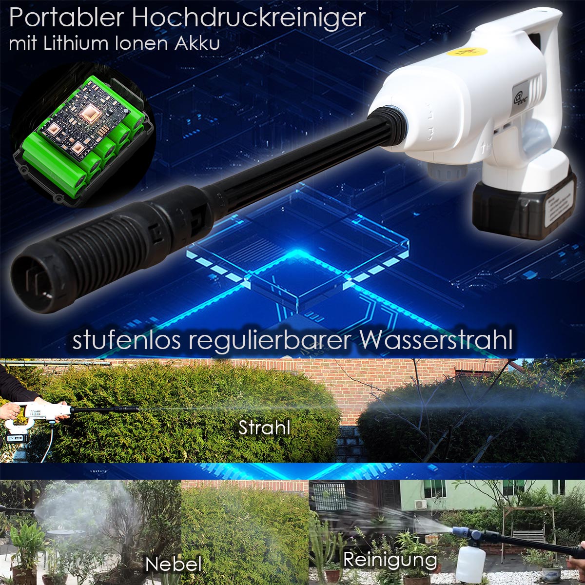 Auto Druckreiniger mit Hochdruck