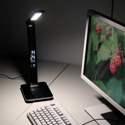 LED Tischbeleuchtung Schwarz mit Tageslicht