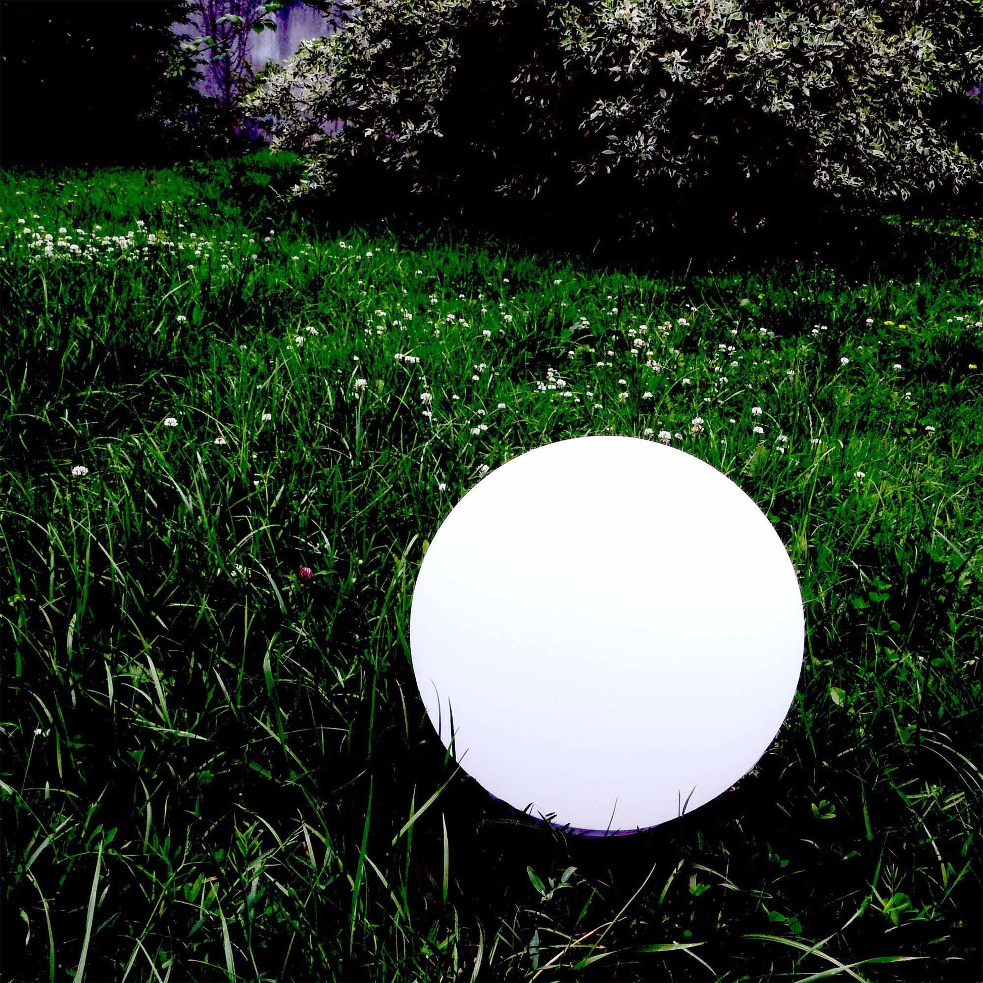 Solarleuchte Garten - LED-Kugelleuchte mit 30 cm Durchmesser