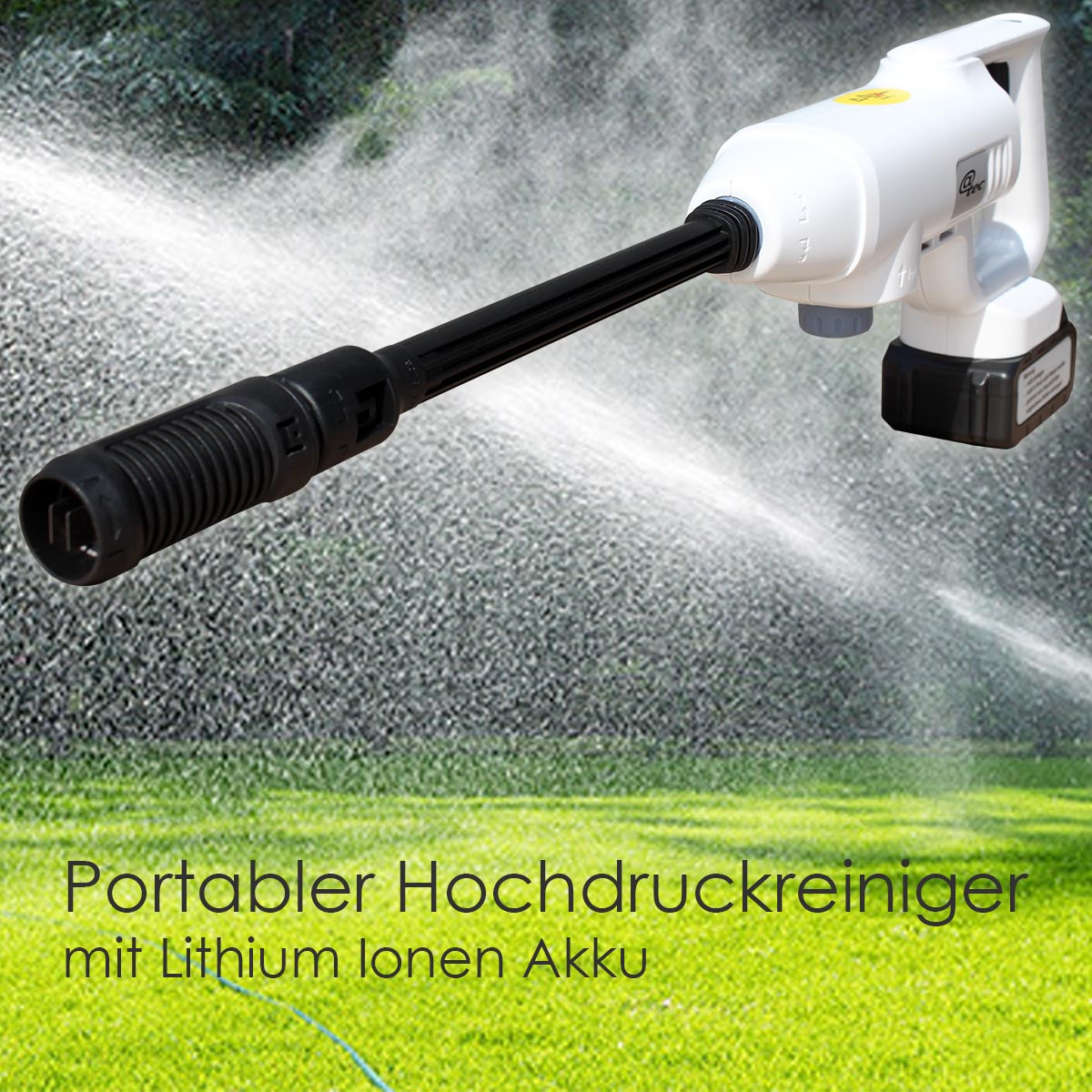 Akku  Wasserpistole für  Terasse oder Auto
