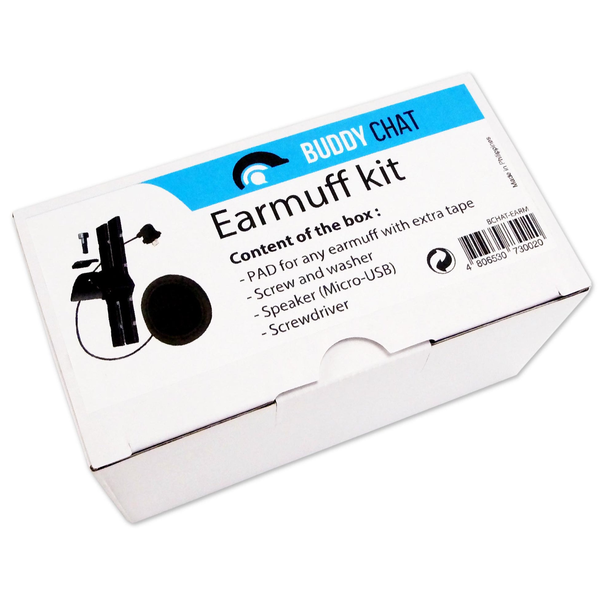 Earmuff Kit für Buddy Chat Module - Verpackung