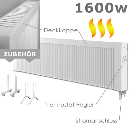 Elektrische Vollspeicher-Heizung mit integrirtem Thermostat 1600W