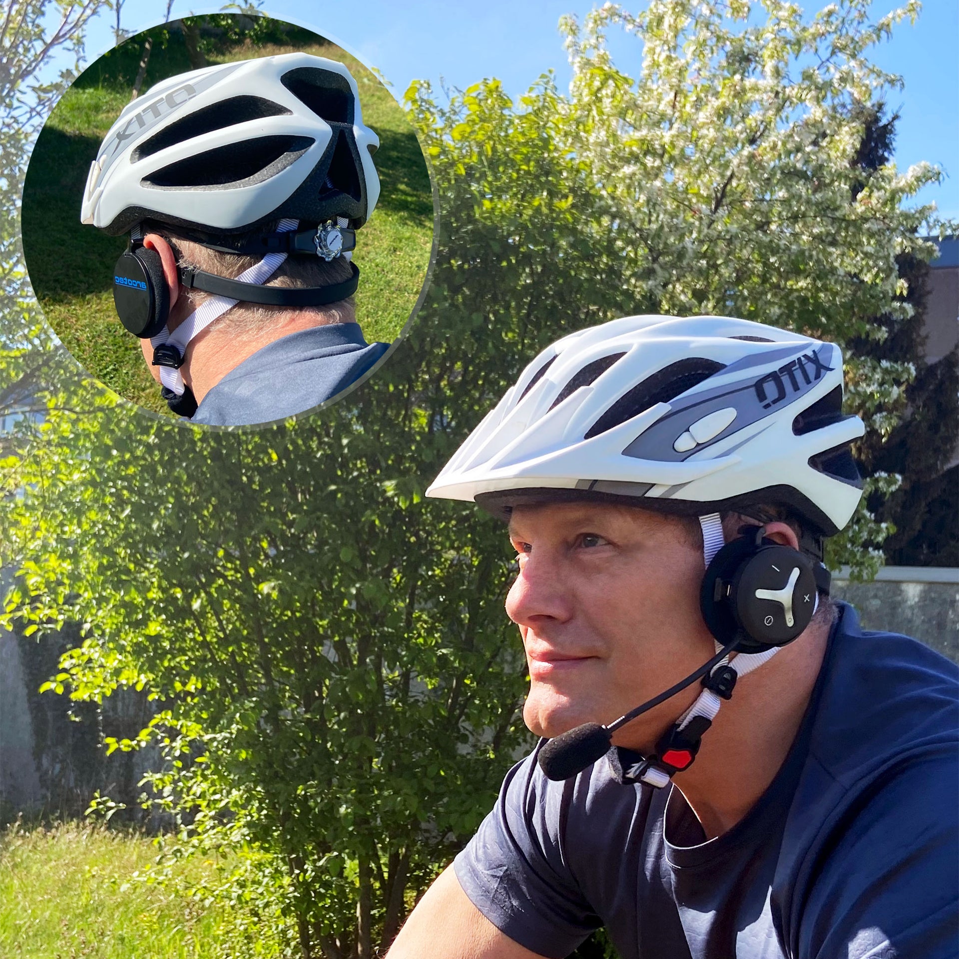 otix fahrradhelm Headset Buddy Chat TRIO mit Nackenhalterungen im SET – attec24